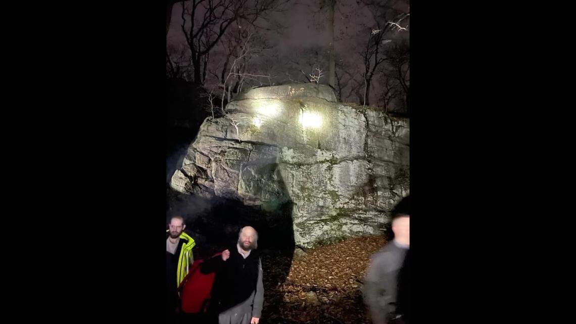 Rescuers airlifted an injured hiker Dec. 24 from Harriman State Park in New York, fire officials said.