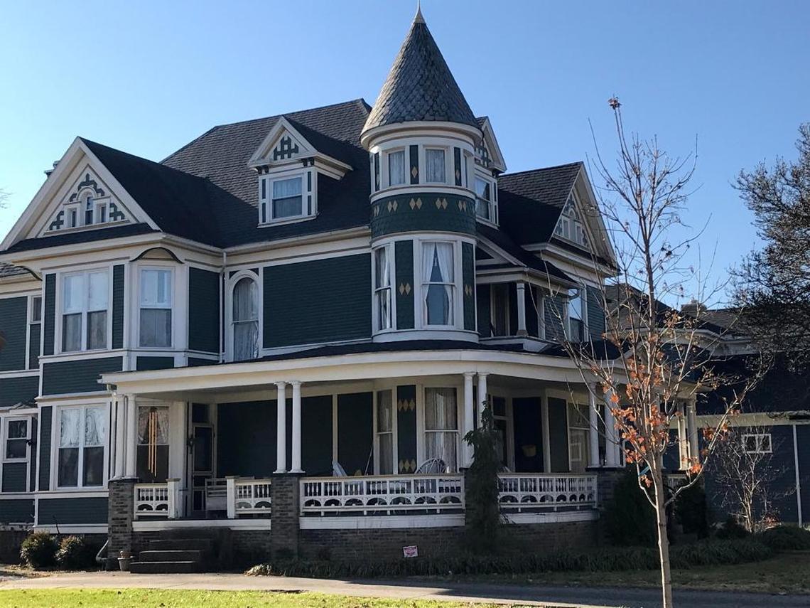 Well-kept historic homes stand near Jackson’s downtown. They date to a time when pig-iron foundries and other heavy industries were major employers.