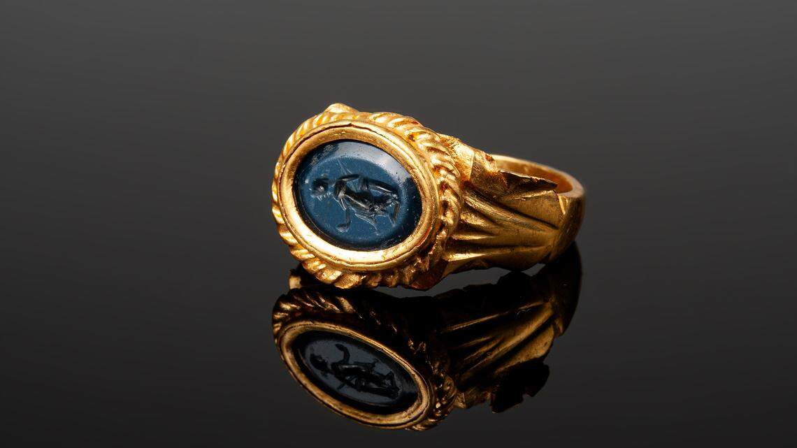 The ring was discovered during a recent excavation in Brittany, according to the French government.