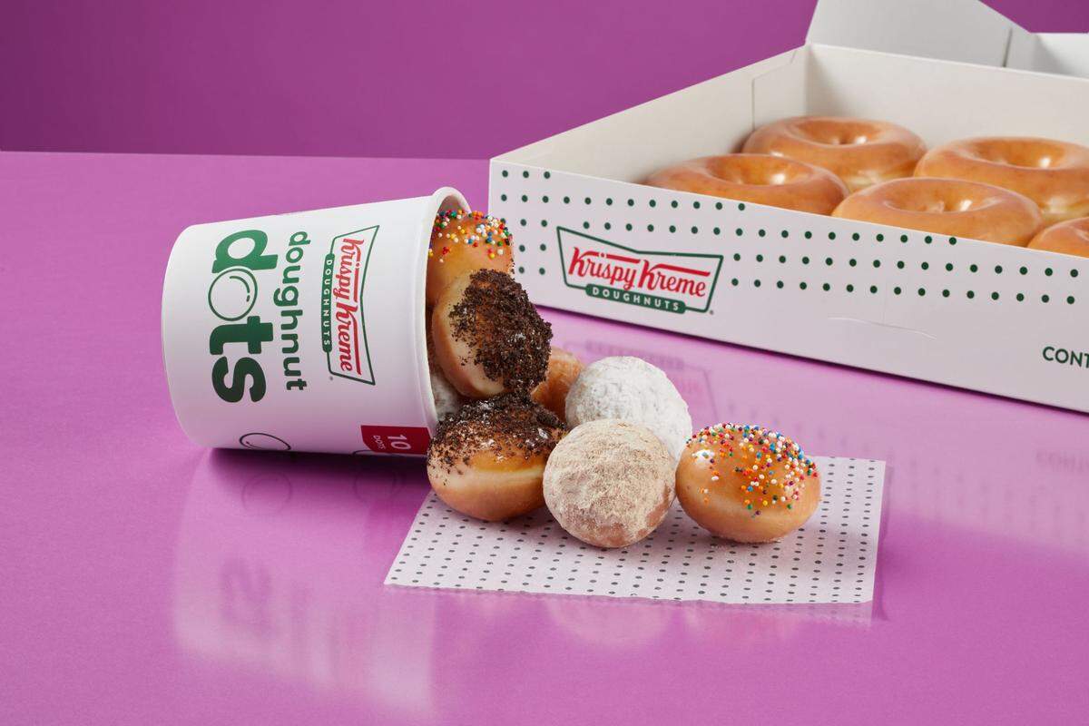 Krispy Kreme’s Doughnut Dots are the latest menu addition at the doughnut and coffee chain.