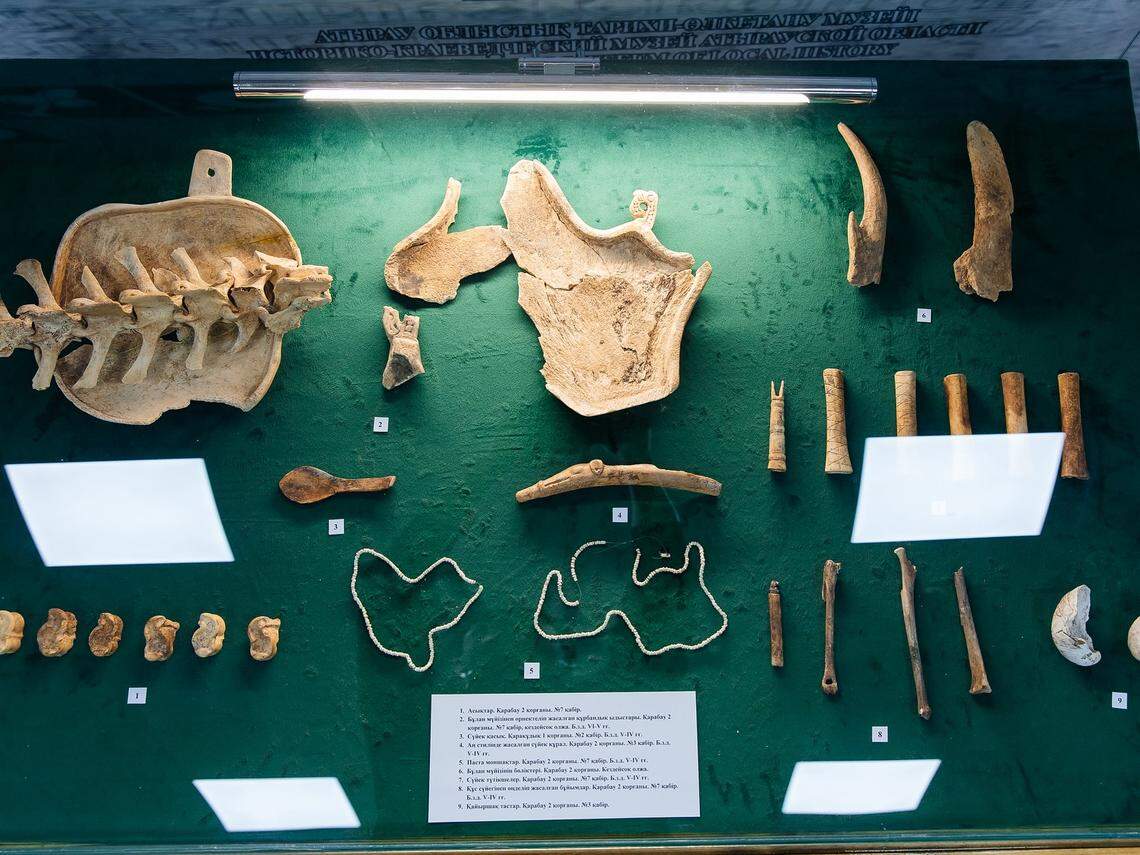 Skeletal remains found at the site