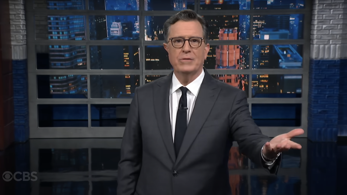 CBS announced it will cancel “The Late Show With Stephen Colbert,” citing financial reasons. Americans are divided over the decision, according to a new YouGov poll.