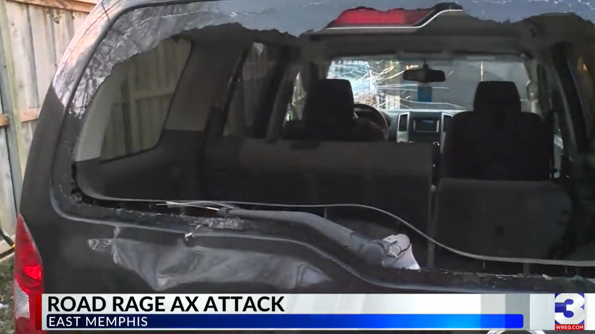 A bystander captured on video a man attacking a couple’s car during a road rage incident in Memphis, police said.