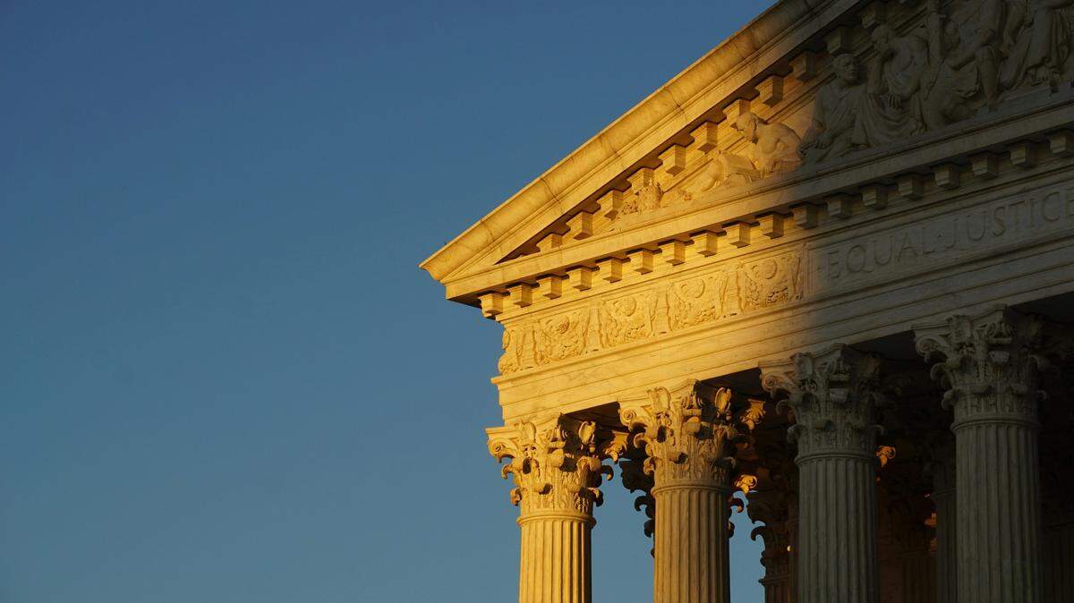 Eighteen percent of voters in six battleground states blame President Joe Biden for the overturning of Roe v. Wade, according to a new poll.