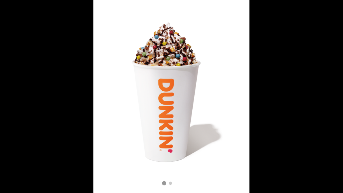 The new candy bar latte is pictured.