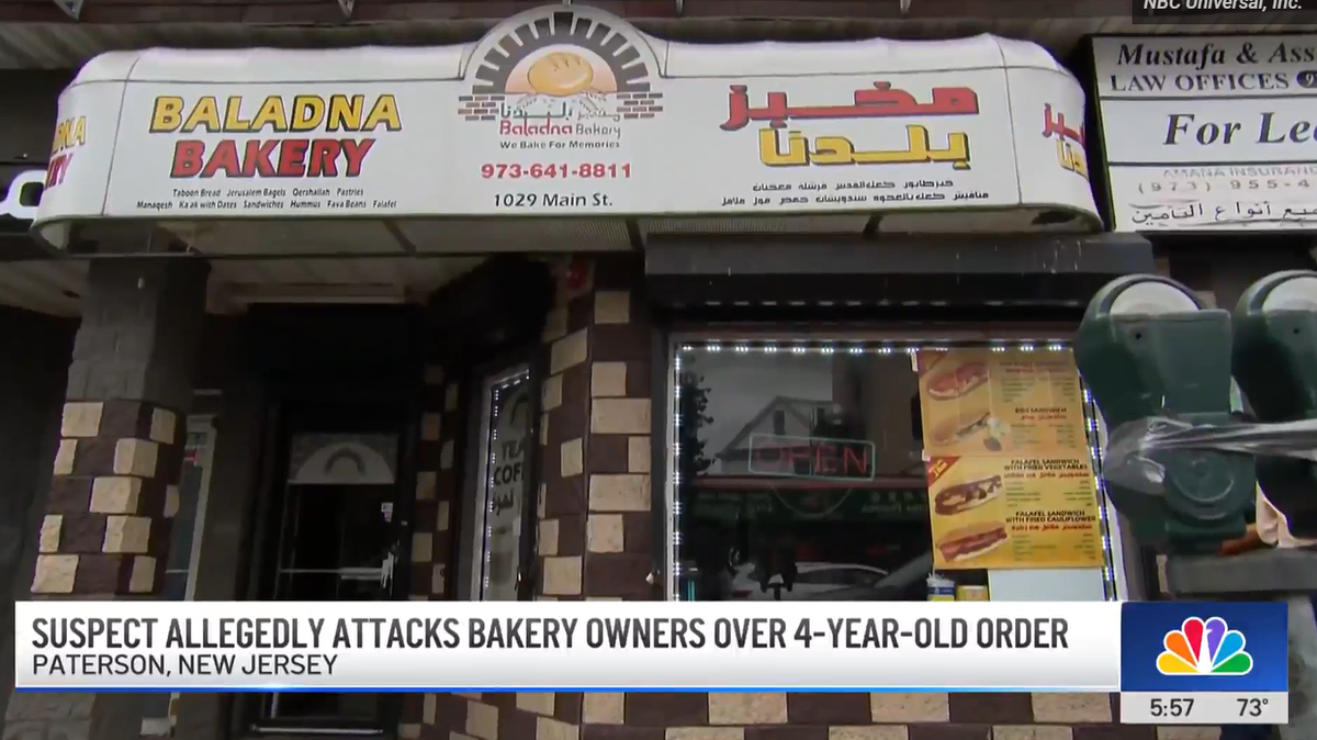 New Jersey bakery owners were stabbed by a customer upset over an order from four years ago, reports say.