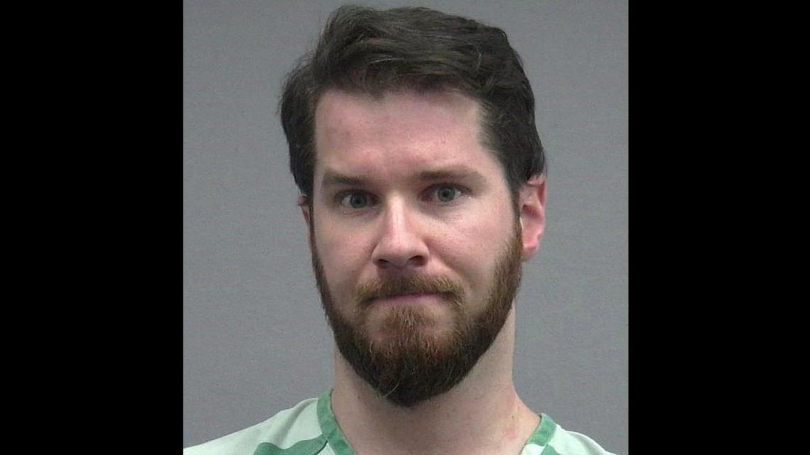 A Gainesville, Florida, man was arrested on aggravated battery charges after police say he hit another man in the head with a 3-foot-long tennis ball launching dog toy after the his dog attacked his victim’s dog.