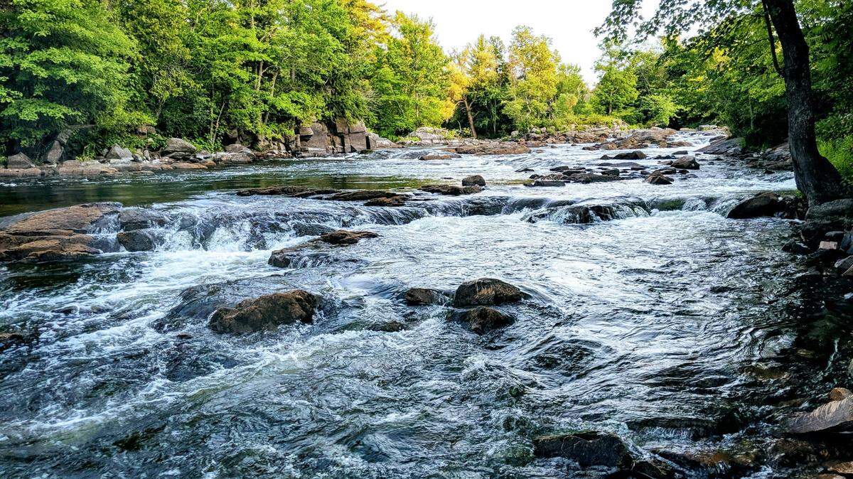 The Kennebec River in Maine is a well-known destination for fly fishermen. But the water can also be rough.