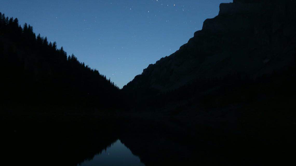 The hiker had no headlamp or flashlight to illuminate the trail, so she attempted to use the river as a guide down the mountain.