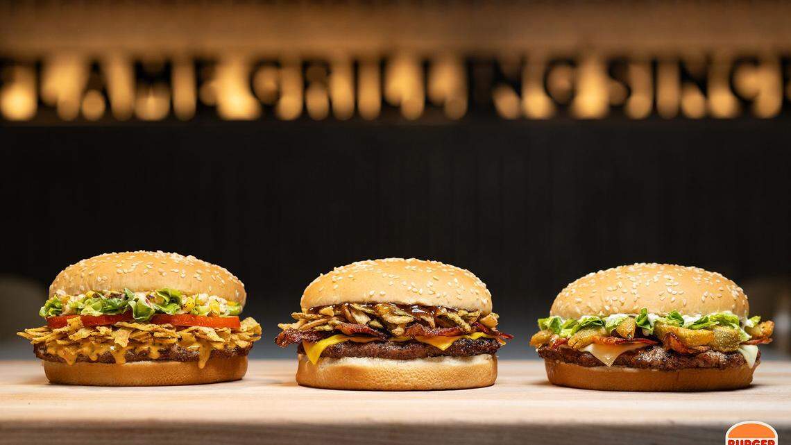 Three fan-created Whopper sandwiches will appear on Burger King menus this fall, the fast-food chain said.