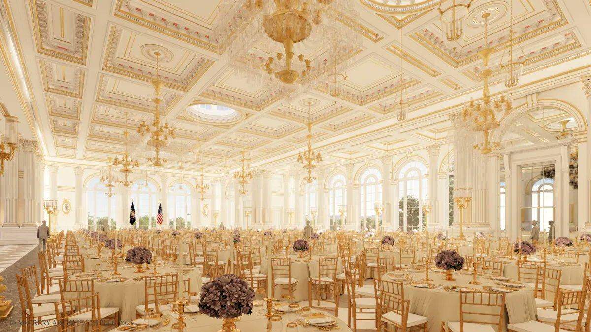 Americans are divided over President Donald Trump’s planned White House renovations, according to a new YouGov poll.