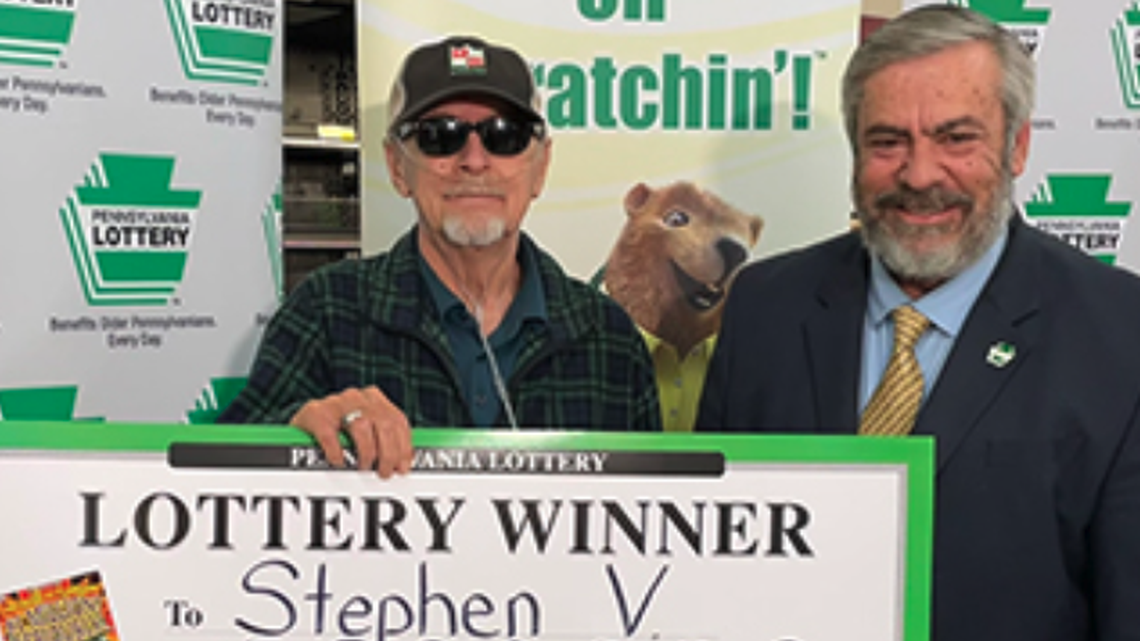 Stephen Vanzuiden won $1 million playing a Pennsylvania Lottery scratch-off game.