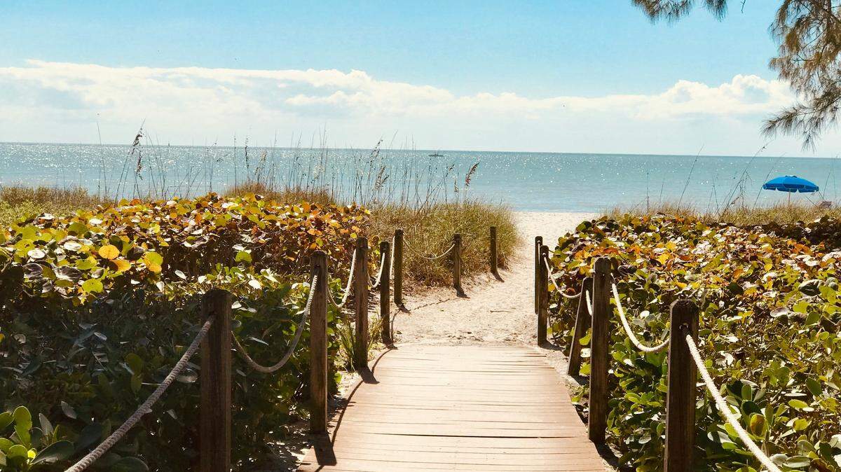A piece of military ordnance from the World War II era was found at a beach in southwest Florida, authorities said.