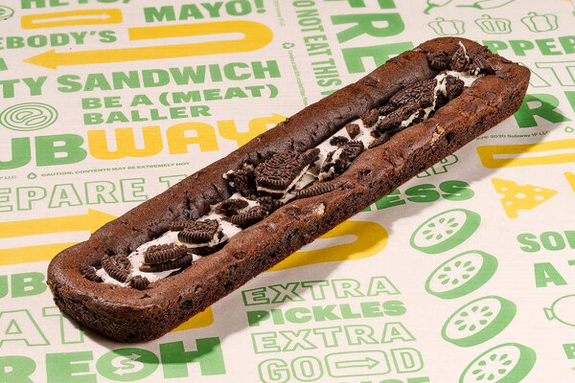 Subway’s new OREO Footlong Cookie was inspired by the iconic chocolate sandwich cookie.