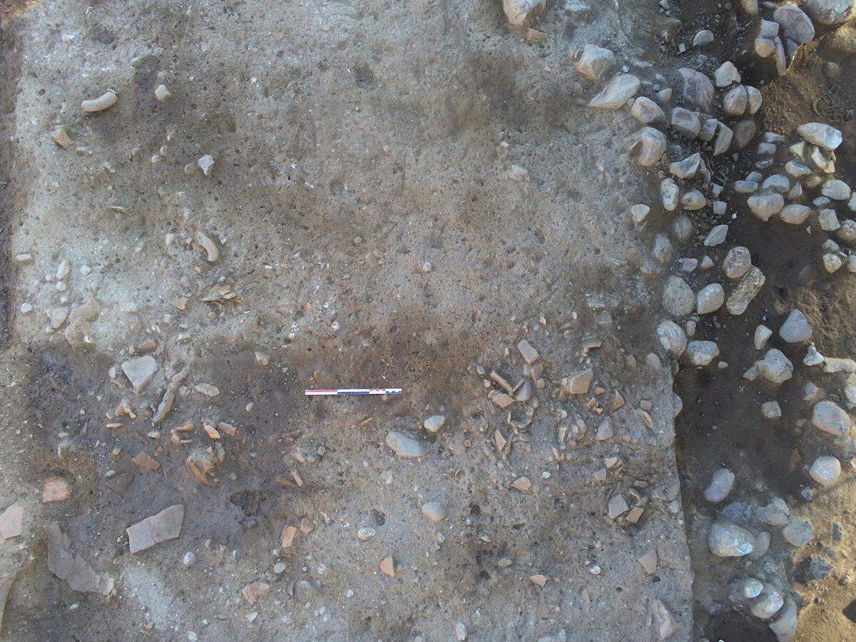 Some more pottery found at the 2,300-year-old settlement.