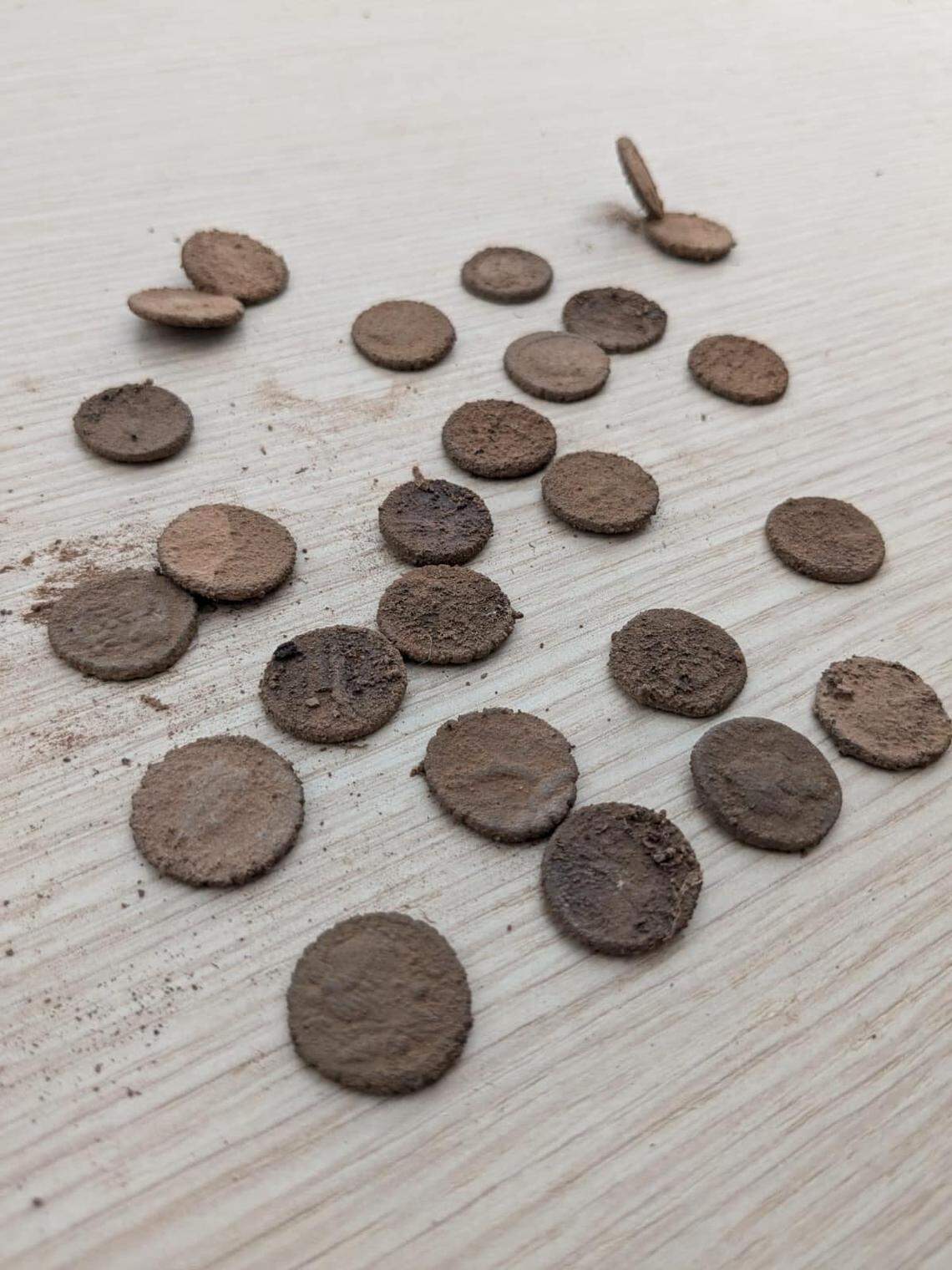 The 2,000-year-old coins found on Pantelleria.