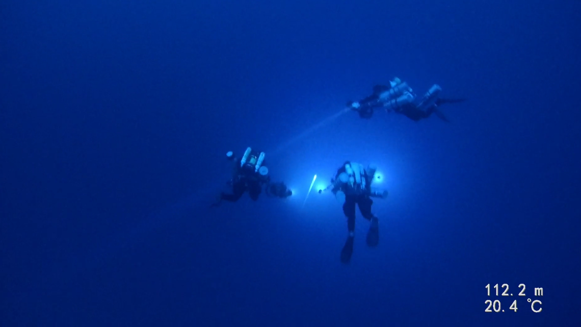 Scuba divers visited the long-lost shipwreck of the SS Nemesis near Sydney, Australia, for first time since it sunk in 1904, photos show.