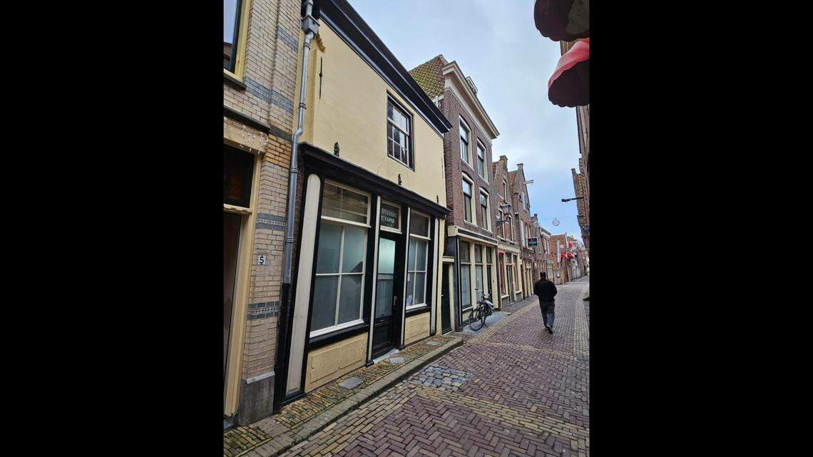 Archaeologists uncovered a very rare floor made of chopped cattle bones during the renovation of a medieval building in Alkmaar, photos show.