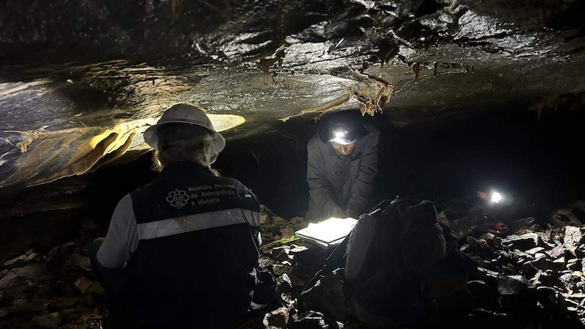 The cavers reported the find to local archaeologists who were then led back into the cave.