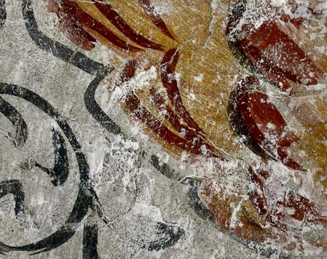 Another painting found at the convent.