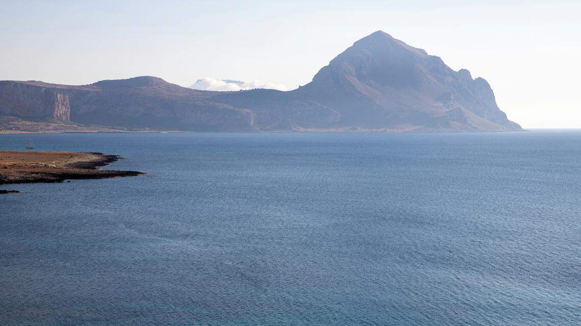 The helmet, estimated to be about 2,265 years old, was found in the waters around the Aegadian Islands off the coast of Sicily, officials said.