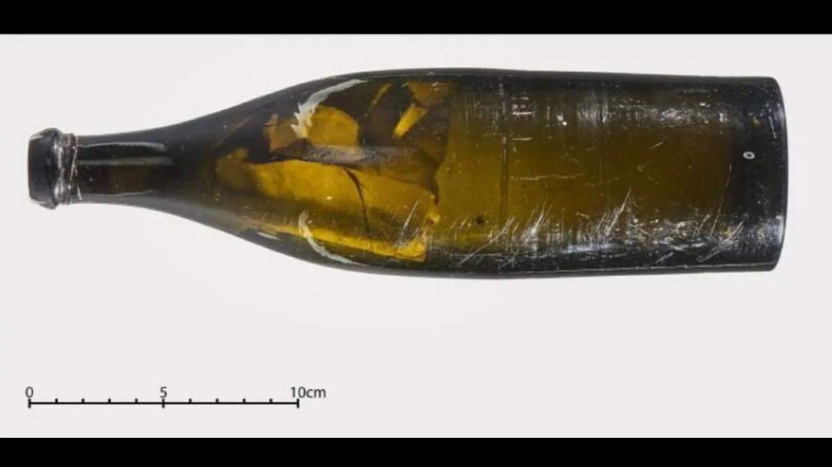 Archaeologists excavated the Myklebust ship mound and found a 140-year-old message in a bottle left by the site’s discoverer, photos show.