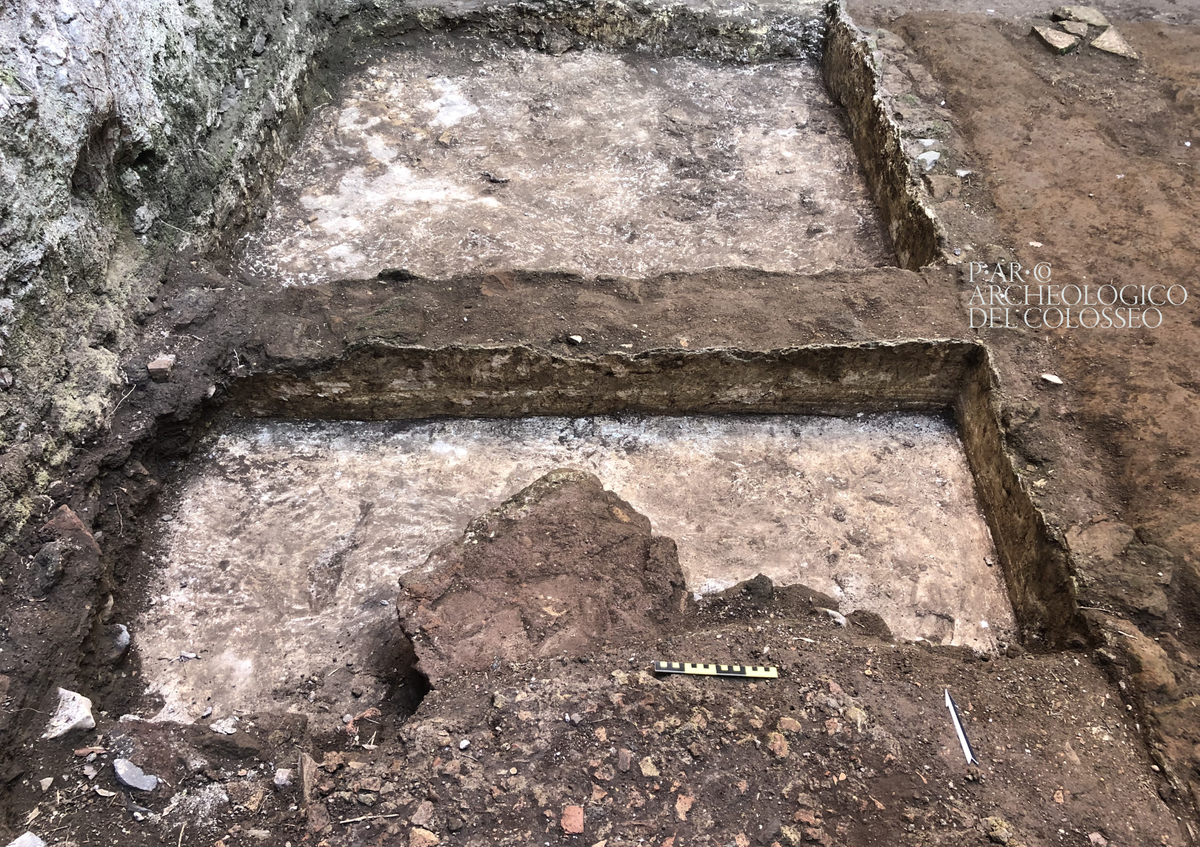 Two tanks found at the ancient pigment workshop.