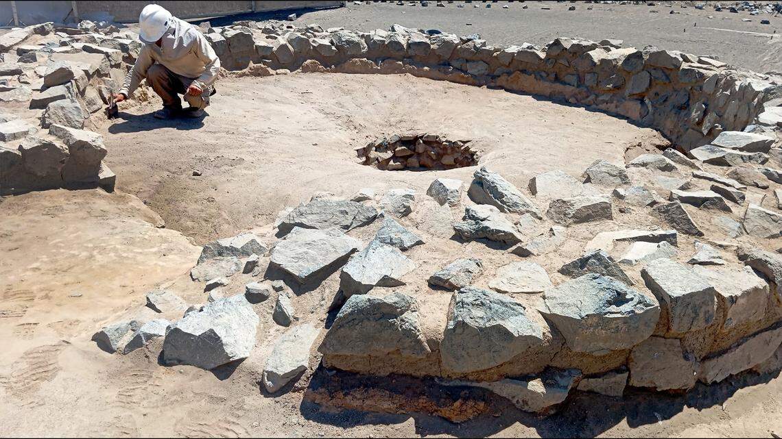 The 4,000-year-old fire altar found at Era de Pando.