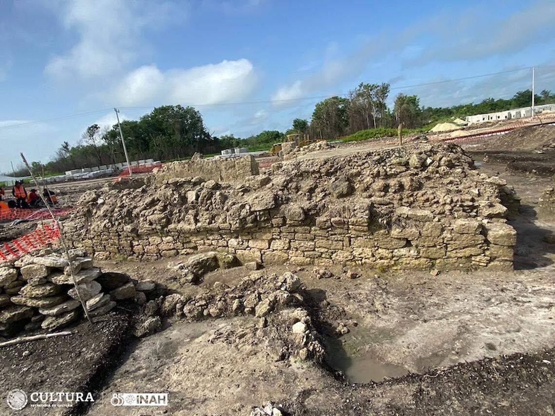 Some of the 1,000-year-old Maya ruins.