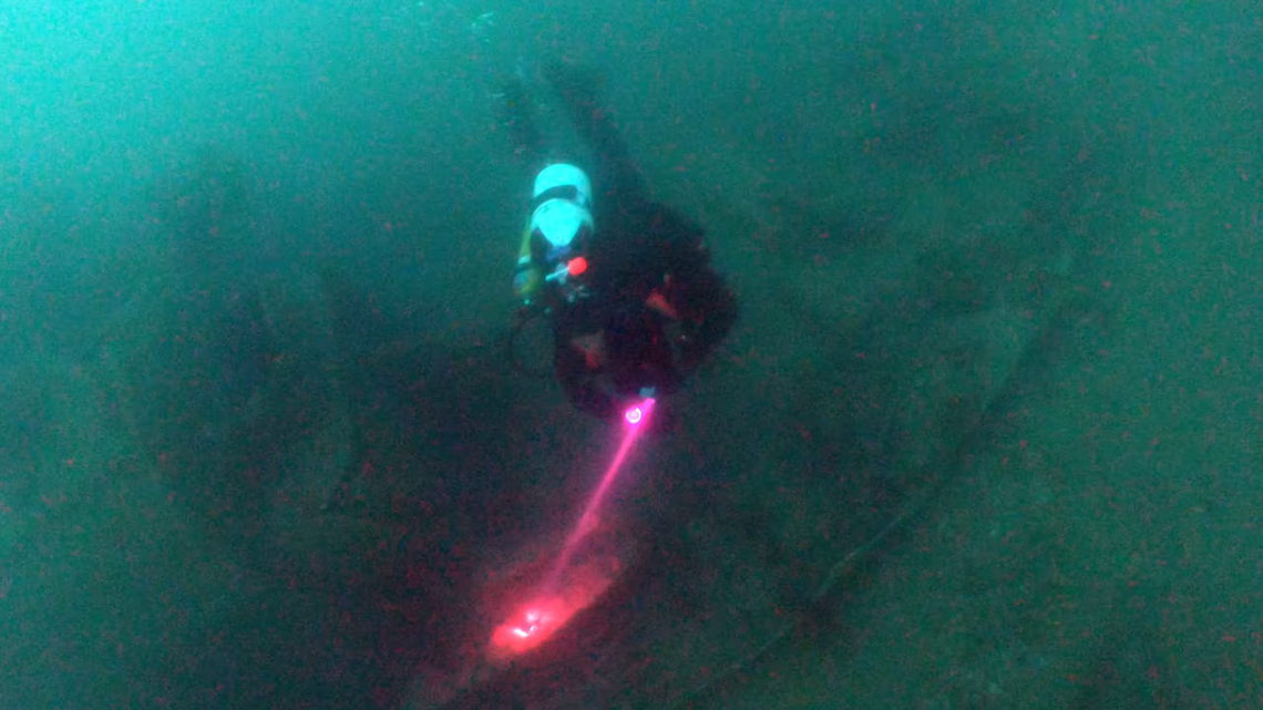 Underwater archaeologists identified the sunken Pin Wreck off Dorset as a “rare” service vessel built in the 1860s.