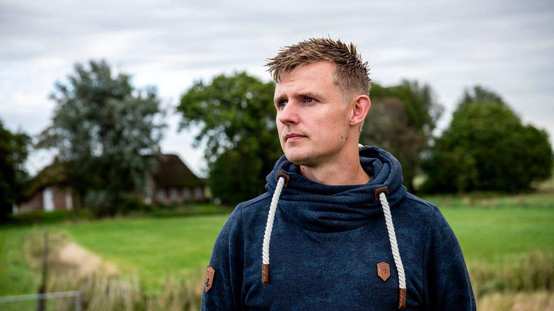 A man in Denmark with a metal detector found a gold ring from the sixth century possibly linked to a powerful, forgotten family, photos show.