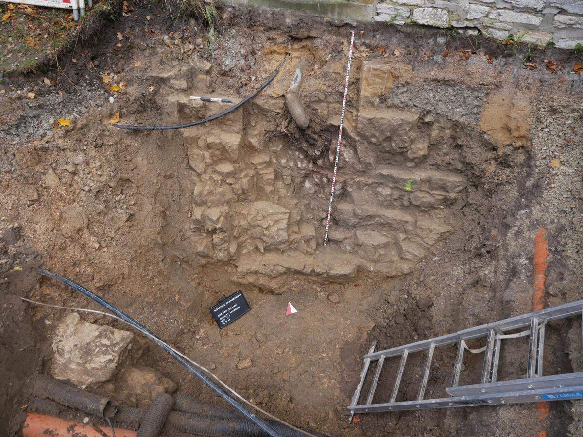 The forgotten medieval staircase found at Sparrenburg Castle.