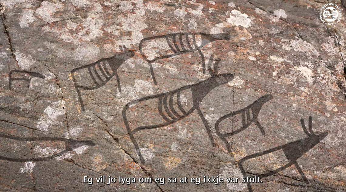 Aeveral 6,000-year-old carvings marked by archaeologists.
