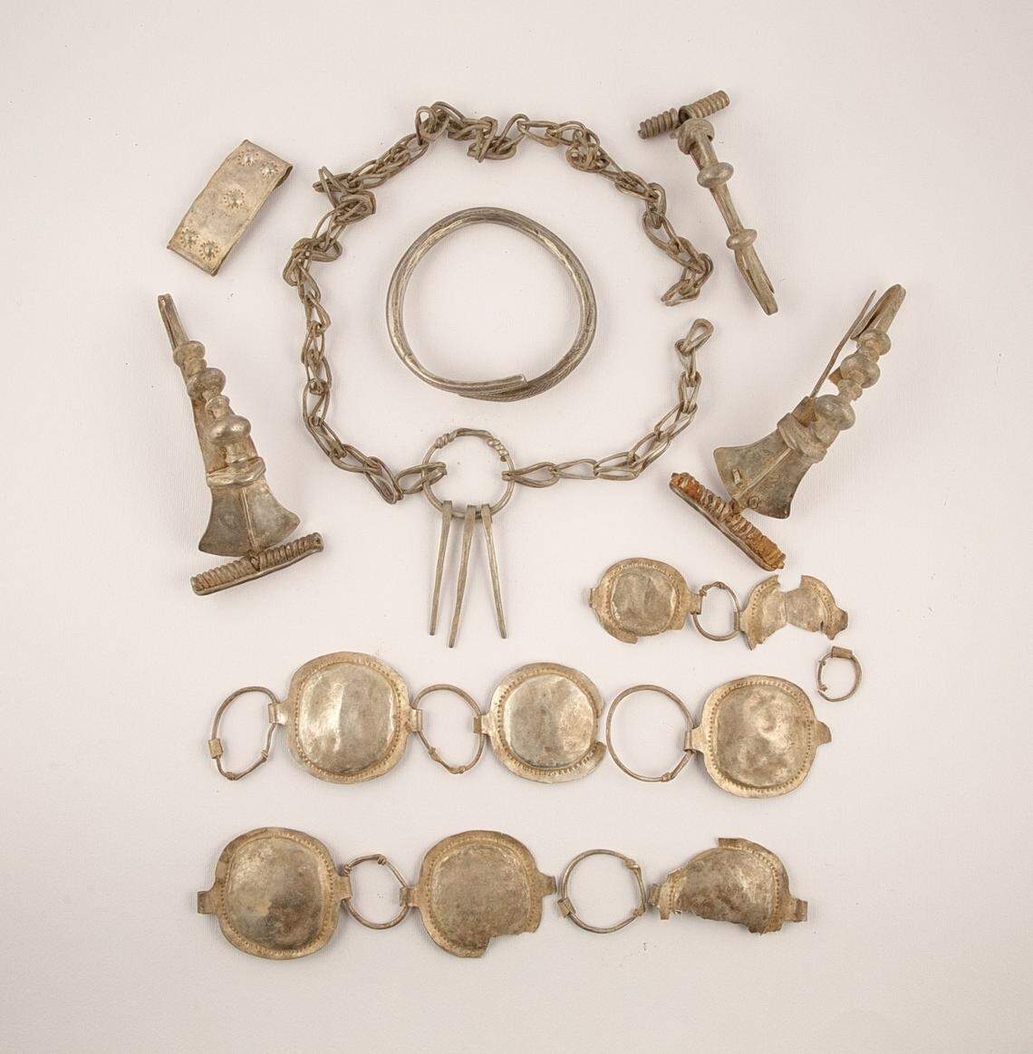Among the finds were several silver fibulae or brooches, officials said.
