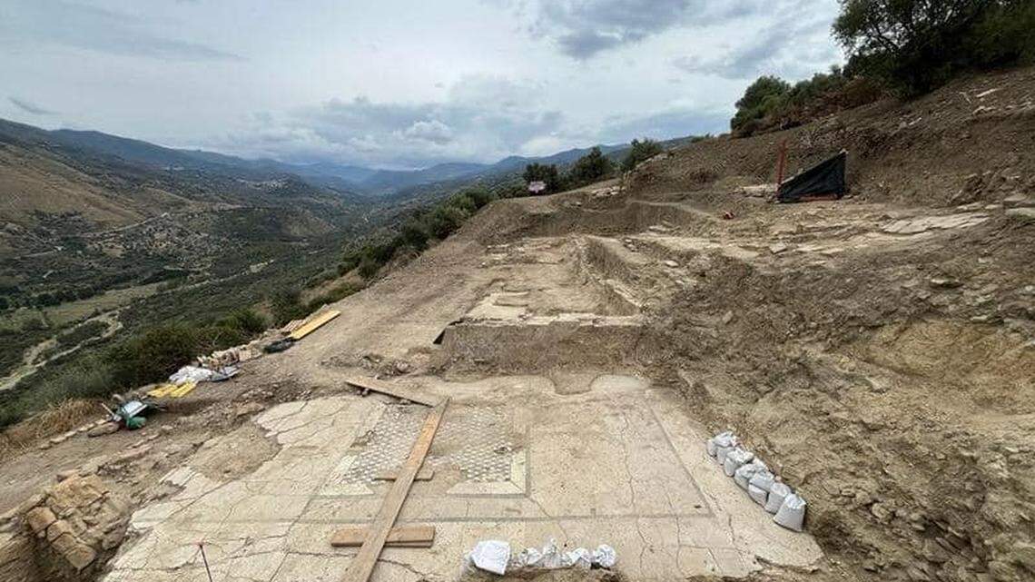 Archaeologists excavating an ancient Roman city in Sicily uncovered a unique thermal complex, mosaic floors and fortified walls, photos show.