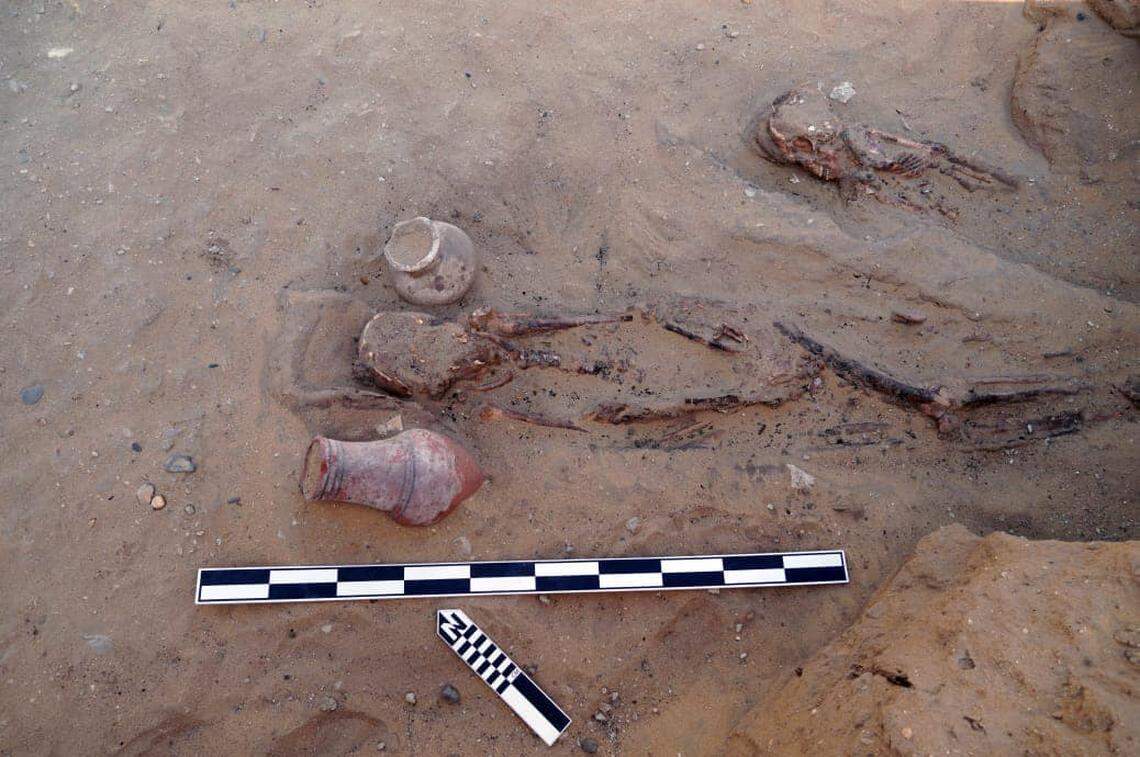 An ancient burial found at Saqqara.