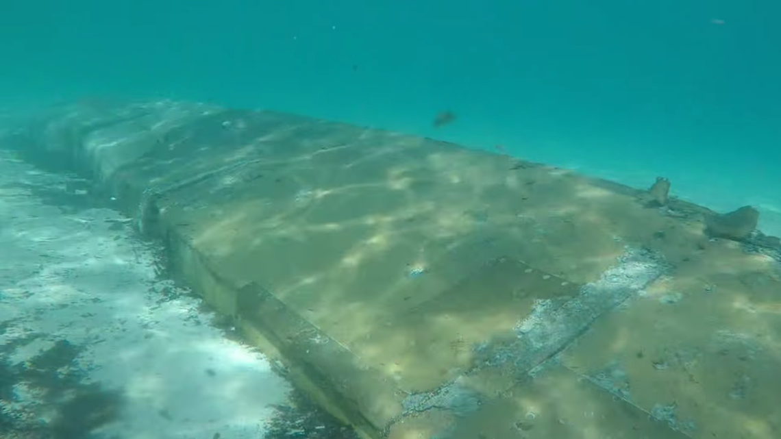 A scuba diver off Sicily, Italy, found a ship rudder and cannon linked to a historic 18th century naval battle, officials said and photos show.