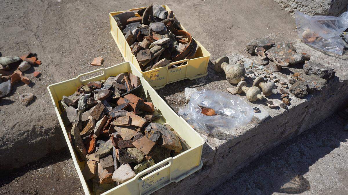 More 1,800-year-old artifacts found in the well.