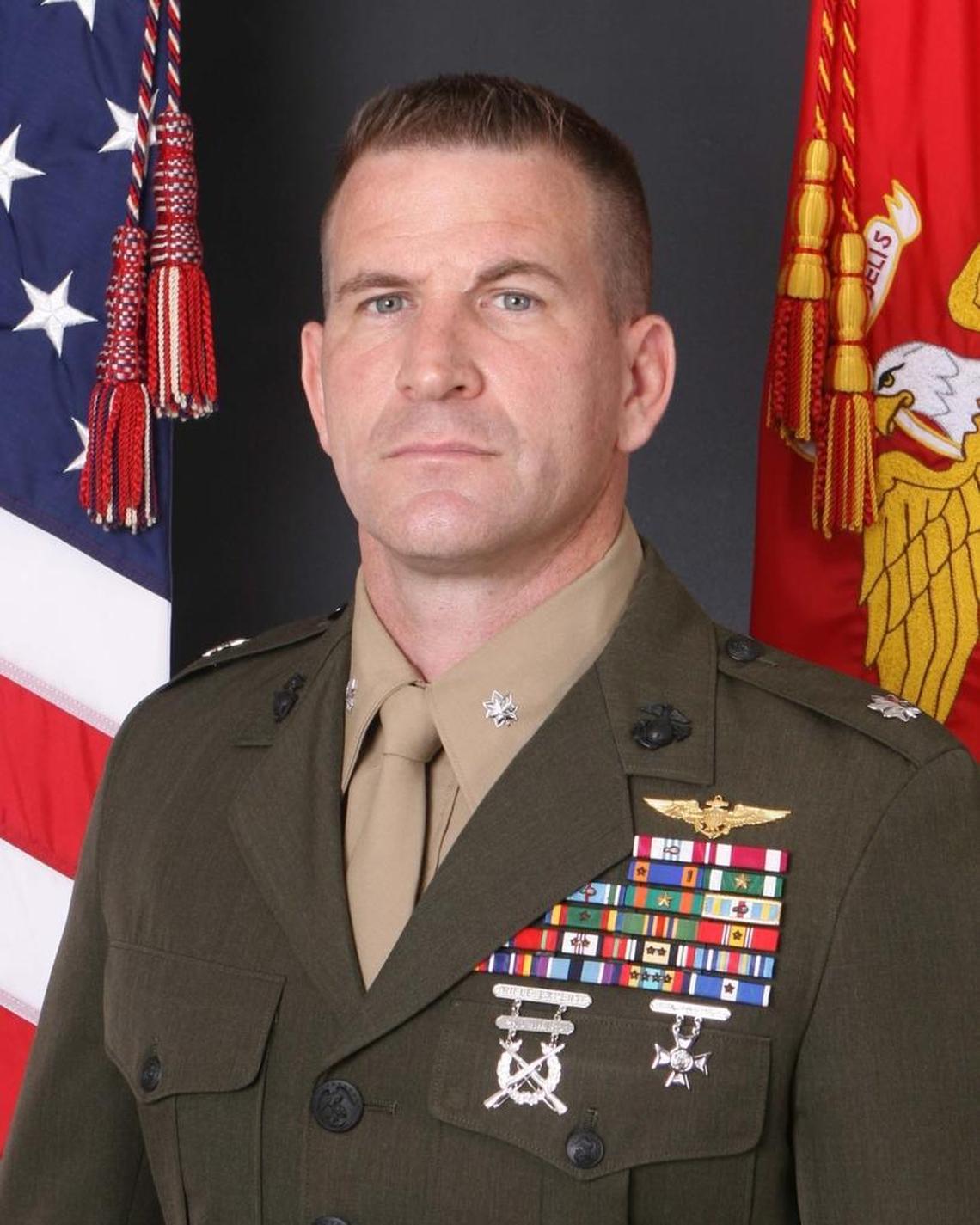 Then Lt. Col. Roger T. McDuffie in a photo released by the U.S. Marines.