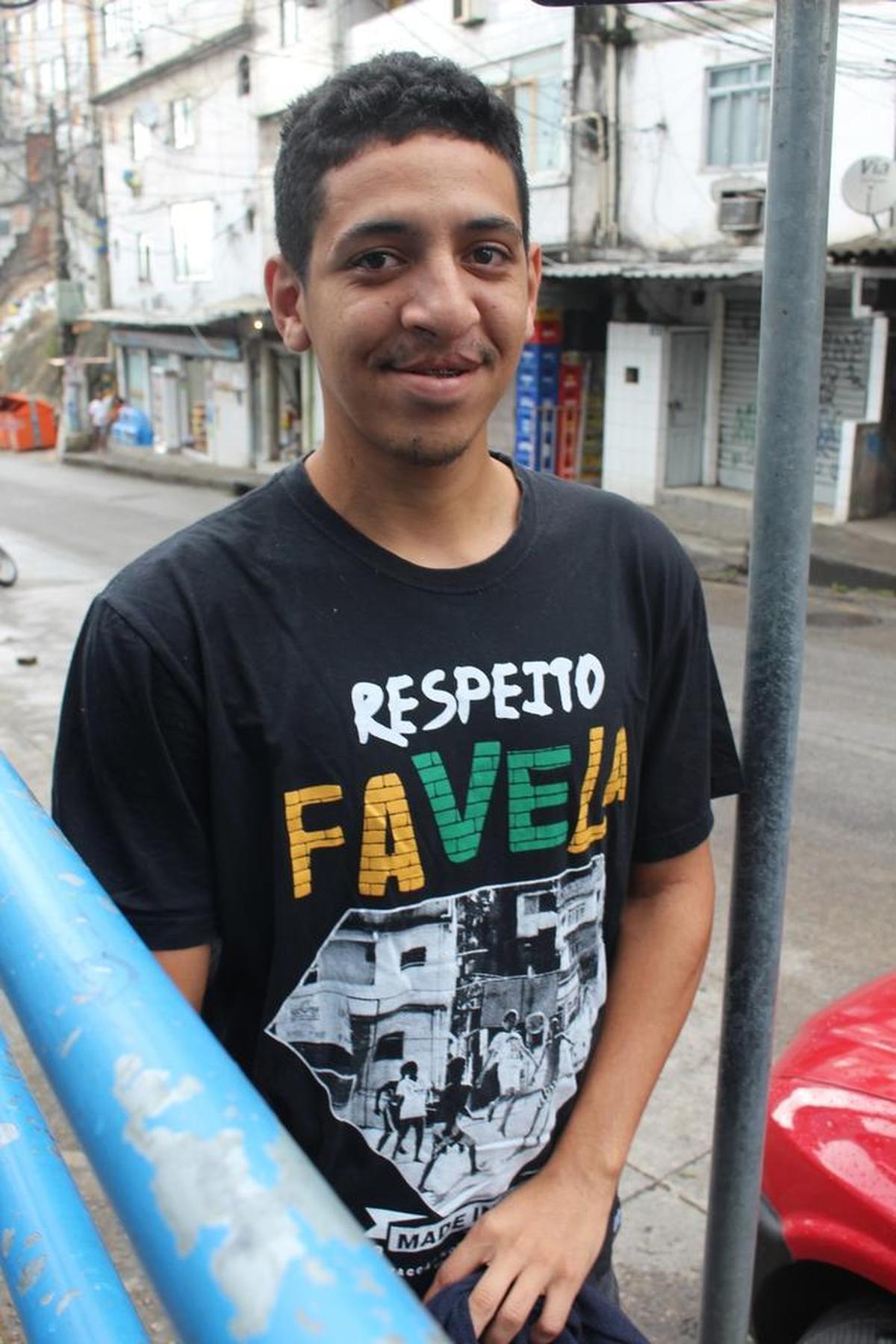 Michel Silva started a newspaper in the Rocinha favela.