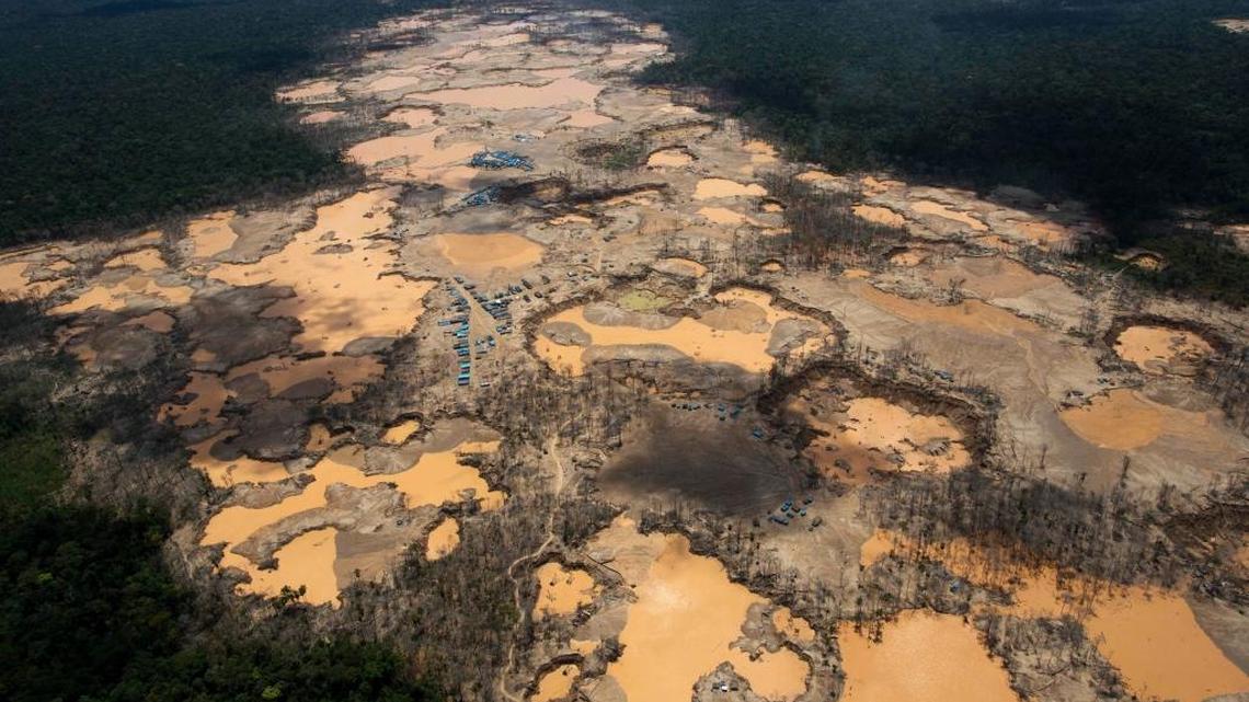 The pope is visiting a Peruvian town ‘absolutely destroying itself’ for gold