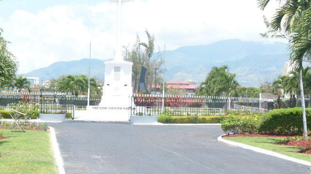 Pan-African leader Marcus Mosiah Garvey, convicted of mail fraud in 1923 in the U.S., is buried at National Heroes Park in Kingston. His remains were brought to Jamaica in 1964 after his death in England. He is Jamaica’s first national hero.