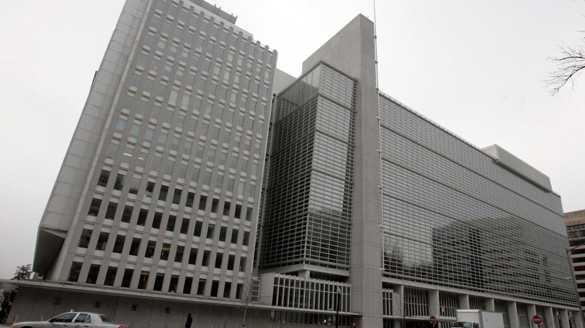 A 2008 file photo of the World Bank building in Washington.