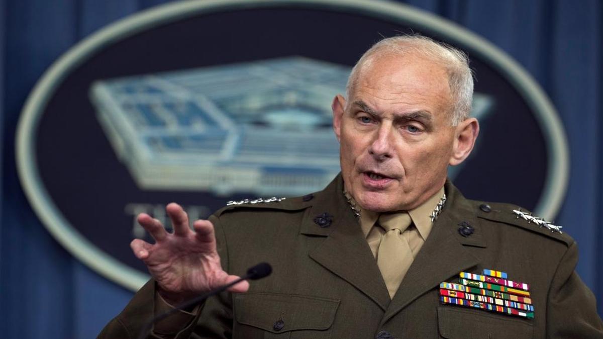 U.S. Southern Command Commander Gen. John F. Kelly speaks to reporters during a briefing at the Pentagon, Jan. 8, 2016.