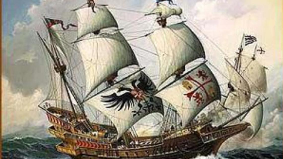 The Galleon San José, from an unsourced painting.