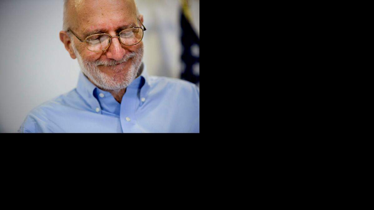 
American aid worker Alan Gross, a former Cuban prisoner released on humanitarian grounds, pauses while speaking at a news conference in Washington, D.C., U.S., on Wednesday, Dec. 17, 2014. President Barack Obama said the U.S. will end more than half a century of isolation of Cuba, initiating talks to resume diplomatic relations, opening a U.S. embassy in Havana and loosening trade and travel restrictions on the nation. 

