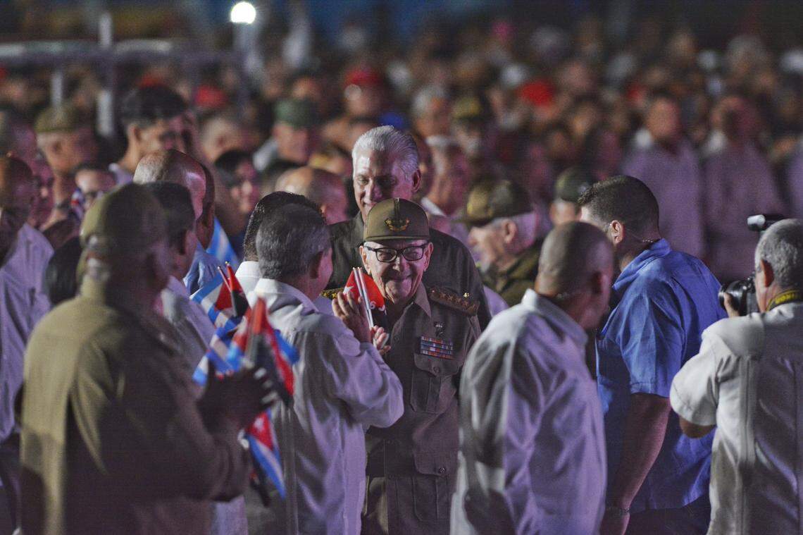 Under Raúl Castro, the retired general who is still the ultimate authority in Cuba, a military conglomerate known as GAESA has expanded its control of the island’s foreign currency reserves at a time of great need for the population. Castro, 94, appeared at the most recent July 26 rally.