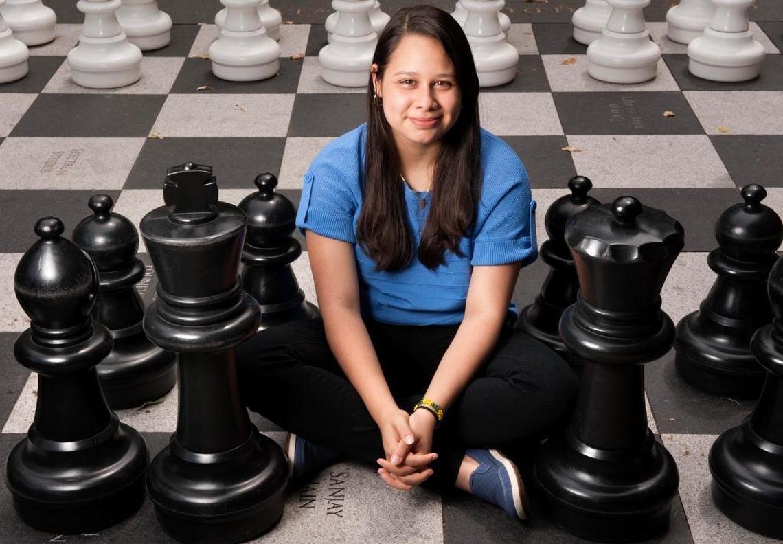 Thalía Cervantes, a top-ranked American junior chess player is competing in the 2017 U.S. Girls' Junior Championship.