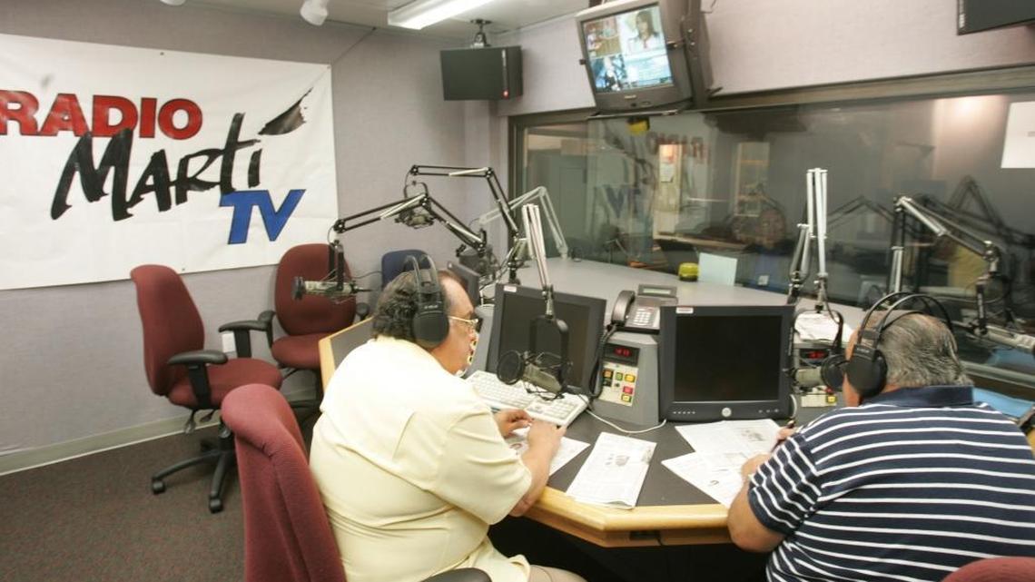 Radio Martí studios in Miami.