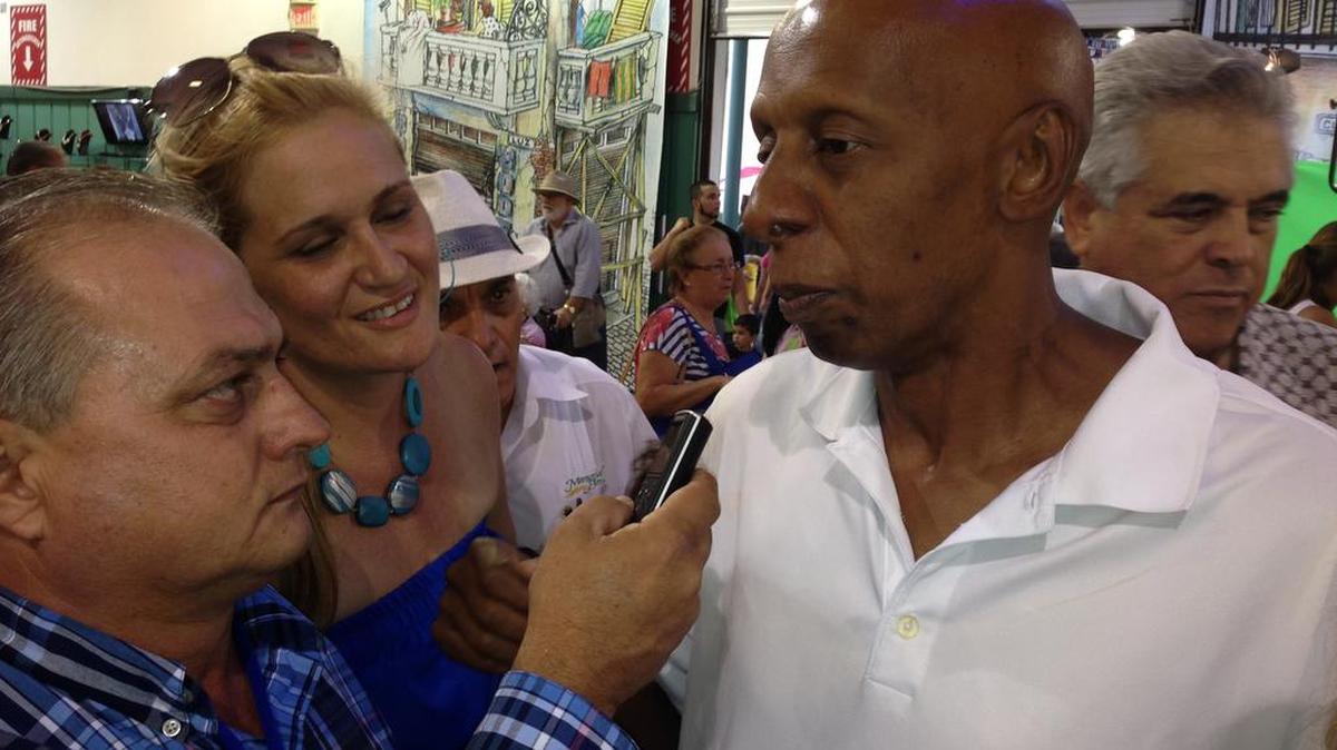 Guillermo Fariñas during a visit to Miami in 2013.
